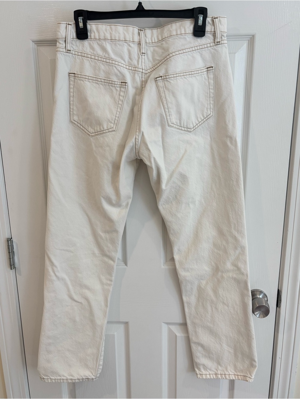 FRAME Le Slouch White Jeans 6/28 - Picture 2 of 5